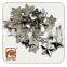 Star Shape ABS Plastic Silver/ Gun Metal Plating Color Shank Button For Garment Coat, Sweater