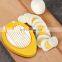 High quality Kitchen Gadgets Egg Slicer With Stainless Steel Wires Egg Cutter