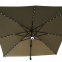 3x3 Rome Umbrella с 51 светодиодными лампочками и центральной лампой