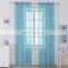 Hot selling cheapest grommets solid voile curtain sheer ready made window curtain 54"x63"