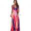 New Arrivals Summer Fashion Women Printed Dress Maxi Casual Dresses Sleeveless Beach Dress