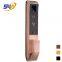 biometric fingerprint lock gate access control Stainless Steel wireless door lock with keypad
