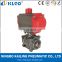 CF8M material 1000 wog pneumatic ball valve for water treatment Model Q611F-16P