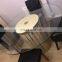 glass round kitchen table glass top dining table dining room furniture