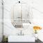 Fancy Bathroom Mirrors Decor Silver Shower Mirror Bathroom Mirror With LED Light