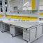 Laboratory table chemical lab furniture work bench with reagent shelf