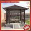 outdoor park garden wood look style aluminum metal gazebo pavilion pagoda gloriette canopy awning shelter cover for sale