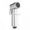 Handheld Chrome Bidet Toilet shattaf hand sprayer Portable Shower with Brushed Nickel Toilet