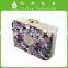 Delicate design custom leather cosmetic storage box beauty cosmetic box
