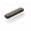 Dnenlink 2.54mm Machined Pin Female Header Dual Row H3.00mm Right Angle DIP