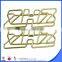 Spring clip type and metal material paper clip shaped letter
