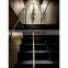 Stainless Steel Handrail Interior Easy Installation Stairs Double Stinger Stair For Curved Staircase
