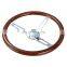 Classic Car Interior Parts 15 inch 380mm Antique Steering Wheels Wood Classic Steering Wheel