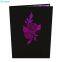 Blooming Purple Rose 3D Greeting Card Best Valentine’s Day 3D Cards as Gift for Parents