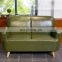 Retro Cafe/Bar/Clear Bar Table and Chair Combination Solid Wood Table Chair Leather Sofa