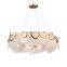 Round Indoor Luxury Pendant Light LED Hanging Lights Home Nordic Modern Chandelier Pendant Light