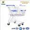 Asian Style 45 L Steel Material Shopping Cart basket push cart