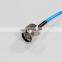 N to N Connector with RG402 Cable, RF Coaxial Jumper Cable N Male Connector Blue RG402 Cable