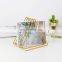 Supply wholesale wrought iron simple desktop office desk creative book stand decorative shelf