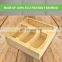 Wall Mount Food Storage Bag Organizer Holders Bamboo Kitchen Cabinet Drawer Organization Compatible