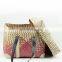 Handmade Straw Seagrass Handbag With Lid Natural 100% Nature Straw Woven Tote Bag High Quality Wholesale