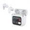 ANC Wireless Earphones LCD Full-Color Smart Touch Screen TWS Earbuds Noise Reduction