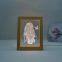 Factory Design Led 3D Acrylic Wooden Led Photo Frame Lamp Creative Modern Kids Table Lamp For Night Light