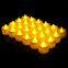 Bulk Flameless Tealight Candles, Waterproof LED Battery-Powered for Pubs & Outdoor Parties
