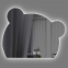 Customized bear-shaped mirror, luxury and unique-shaped creative smart mirror, bathroom LED makeup mirror, wall-mounted bathroom mirror