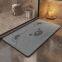 extra large fast dry natural diatomaceous earth stone bath mat factory