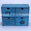 Zakka Desktop Wooden Storage Box, Drawer Type Cosmetics Storage Box