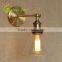 Loft Glass Shade Wall Sconce Bedside Vintage Solar Wall Light for Corridor