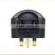 Hottest selling products in alibaba CE ROHS BSI Approved Euro Germany Schuko Eu to UK plug converter adapter with 13A fuse