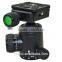 Tripod monopod Heads Mini Ballhead 360 Degree Rotating camera mount Ball Head with 1/4" Mount and Thread For Digital Camera