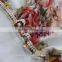 European Fashion Design Large Flower Printed Long Scarf w Floral Margin Women Summer Scarves