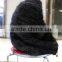 New Fashion Neck Warm Winter Hats Ladies Real Natural Mink Fur Knitted Hats Caps