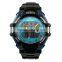 Hot Sell Men's Rubber Strap Black Analog Digital Silicone Sport Boy's Watch WS080/081