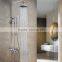 Unique Solid Brass Bathroom Ran Shower with Square Shower Head