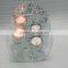 2016 wholesale mercury clear plastic tealight holder with x'mas design