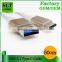 SLT Metal Case USB 3.0 Cable to USB 3.1 Type C Cable