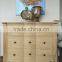 high quantity natural clolor unfinish oak antique drawer chest