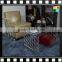 Modern Elegant Clear Acrylic carved living room coffee table and sofa chair with leather for home /hotel /office