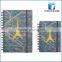 A5 promotional custom spiral hardcover notebooks with elastic band