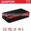 sunpow 8000mah 400 AMP CAR BATTERY booster 12v car jump starter USB CHARGER POWER BANK with Air compressor