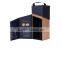 Customized elegant luxury wine gift box