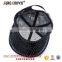 Flat leather bill custom made blank flower 6 panel snapback hat