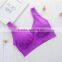 Women Hot Sale Crop Top Seamless Bra Underwear With Padded Cup