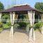 2016 hot sale fashional large outdoor pavilion gazebo with mosquito netting garden gazebo