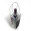 Decorative PVC Plastic Cooler Bag Single Wine Bottle Bag