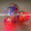 New develop LED Glow In Dark kick fetch rainbow Ball Light Play toys